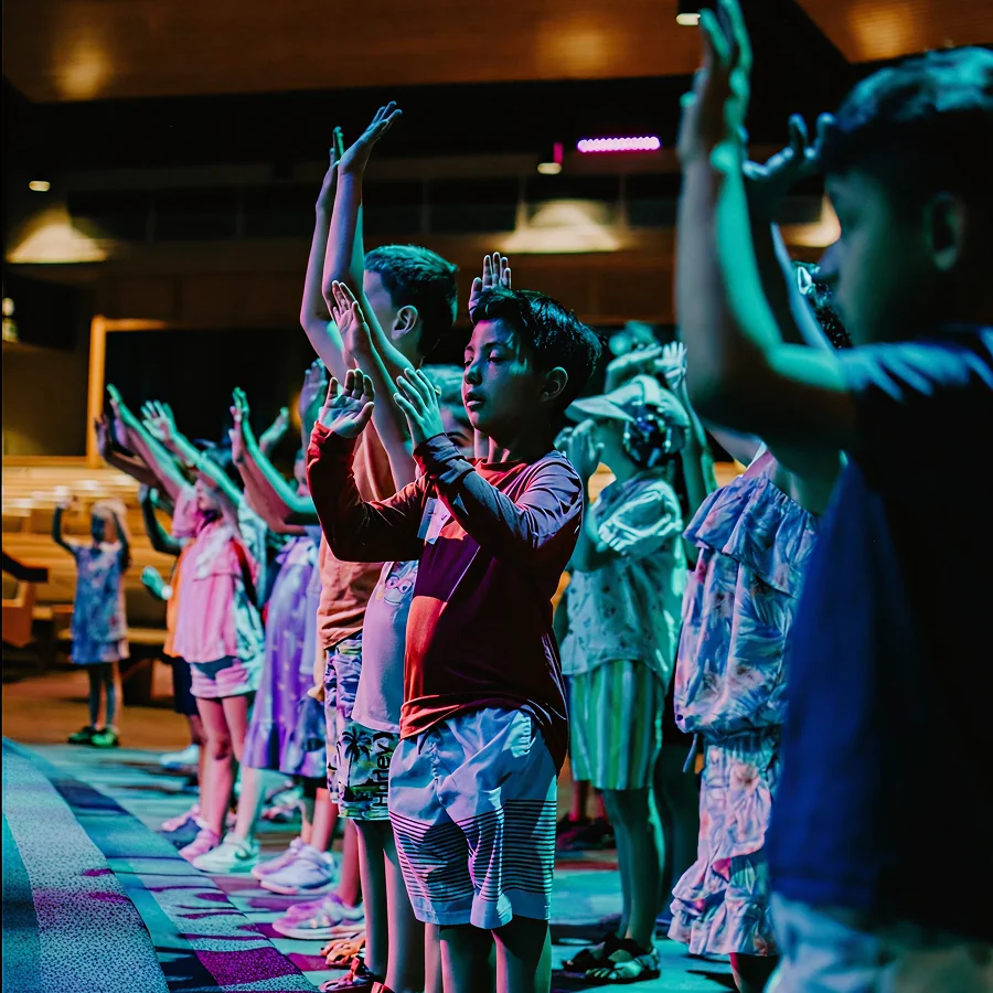 Kids check-in at The Hills Church